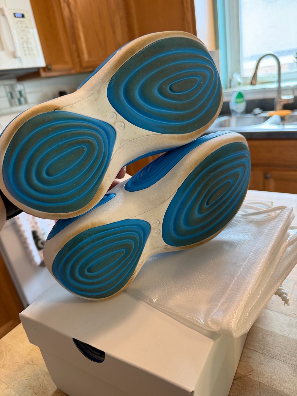 Crocs Ripple Clog White Blue - Picture 5 of 7
